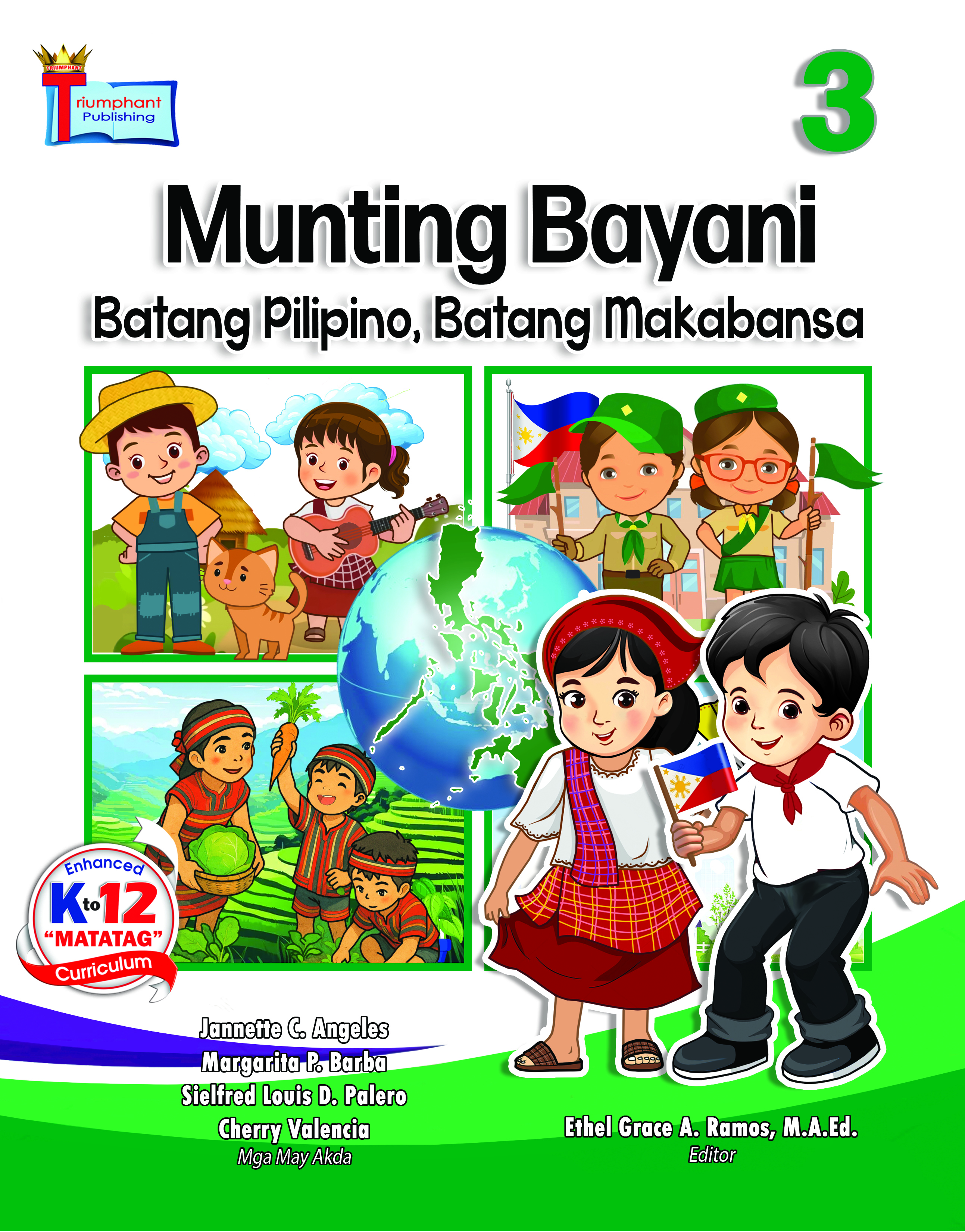 Munting Bayani - Batang Pilipino, Batang Makabansa Grade 3 cover