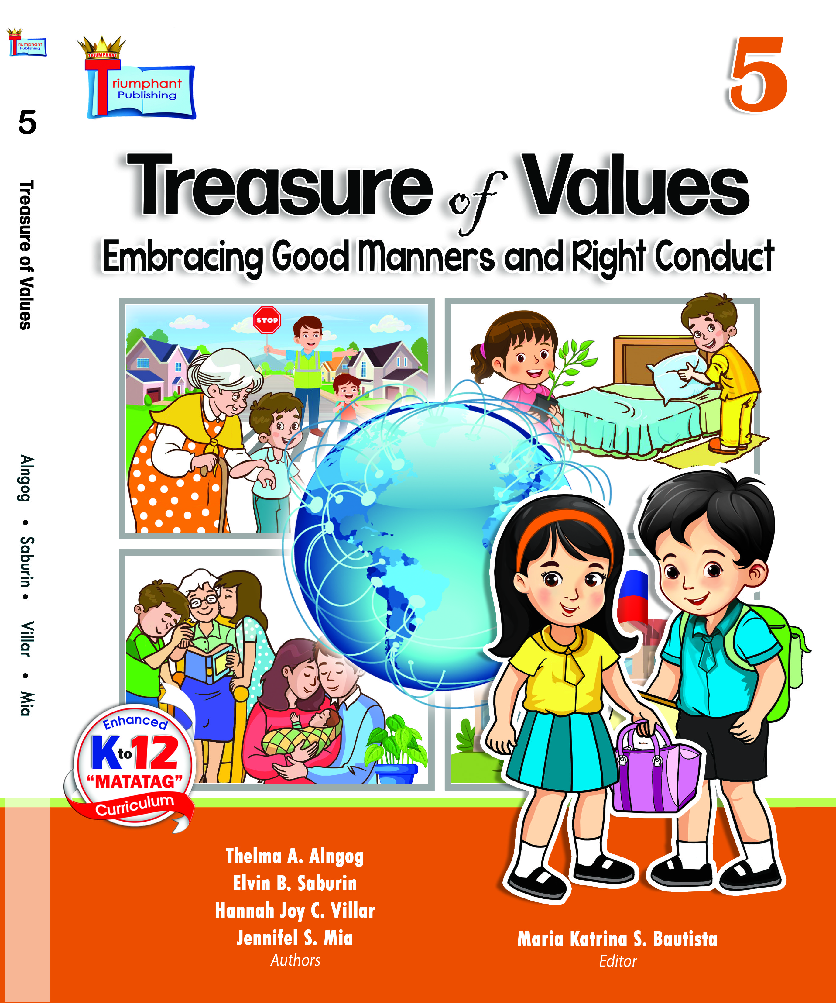 Treasure of Values - GMRC Grade 5 cover