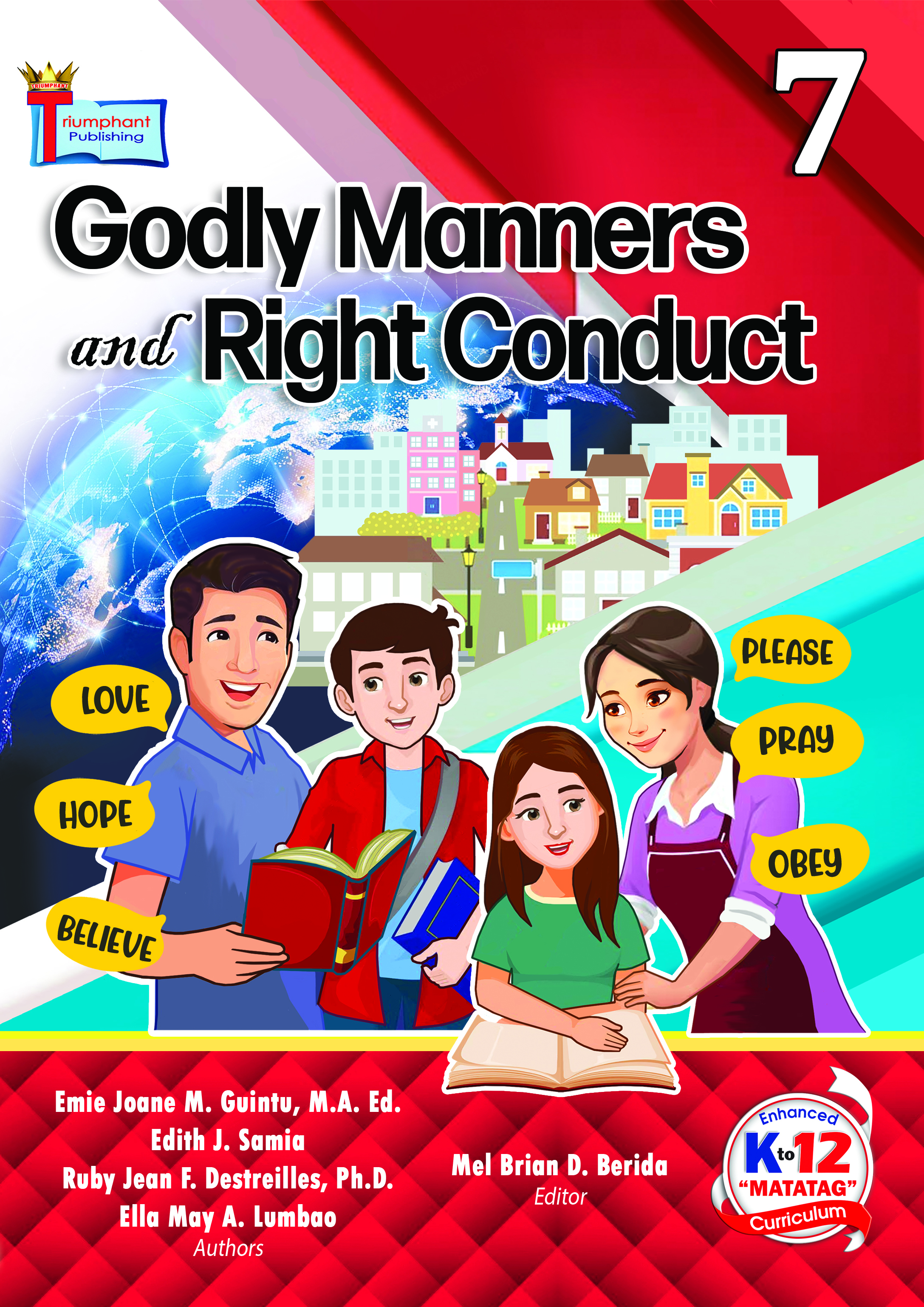 Godly Manners and Right Conduct Grade 7 cover