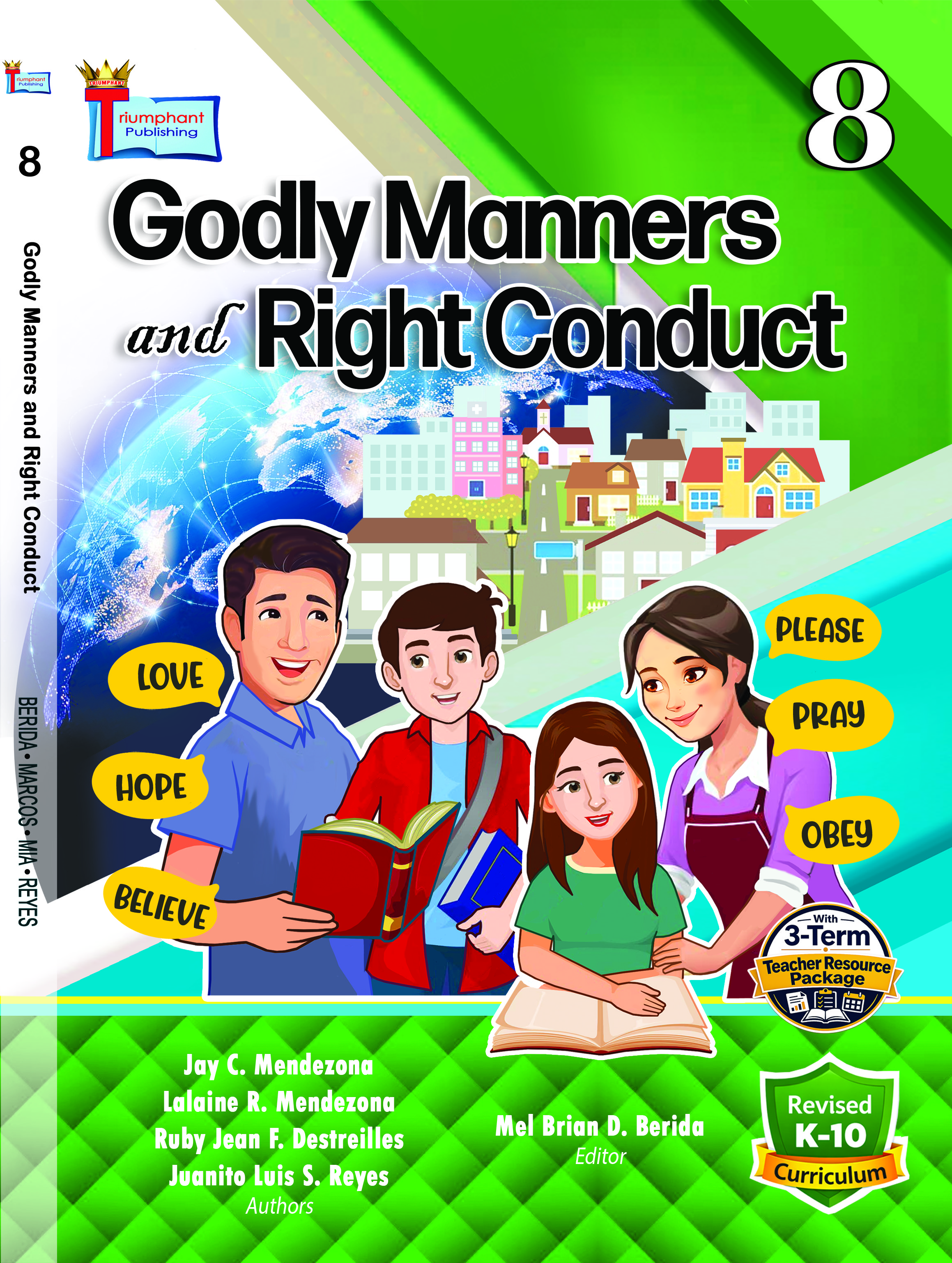 Godly Manners and Right Conduct Grade 8 cover