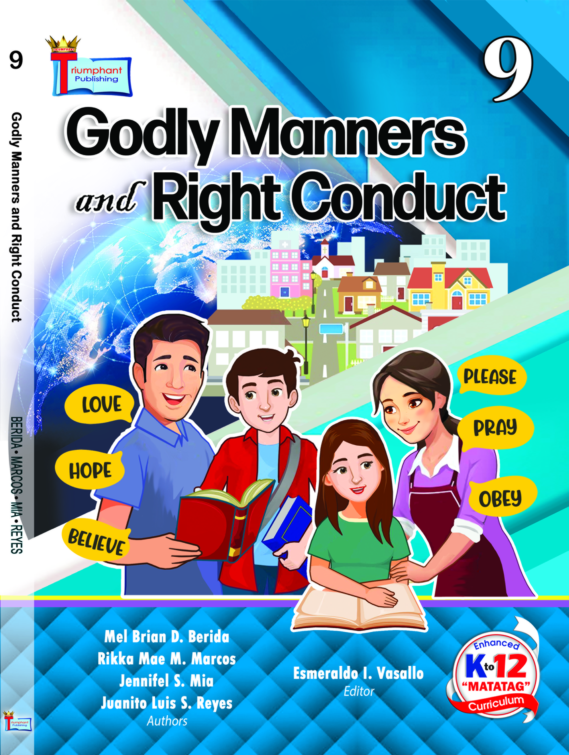 Godly Manners and Right Conduct Grade 9 cover